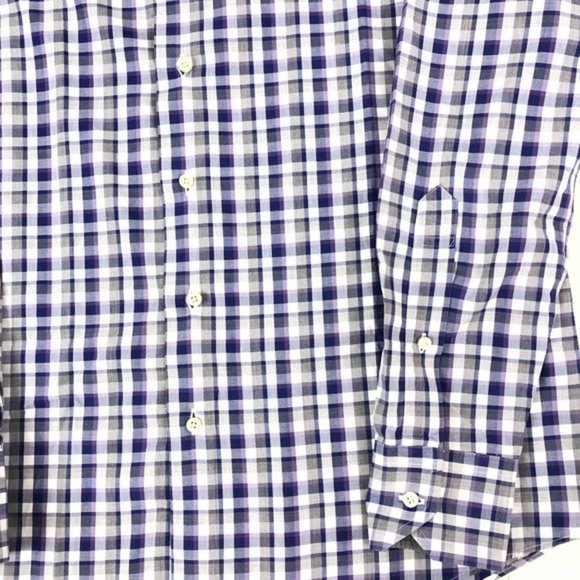 Brooks Brothers Vintage Makers and Merchants Blue Striped Button Down 16-35 - Picture 4 of 8
